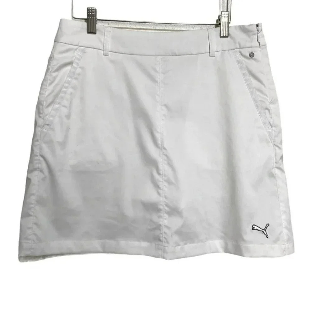 Puma 4 white tennis skort pickle ball Resort wear Preppy